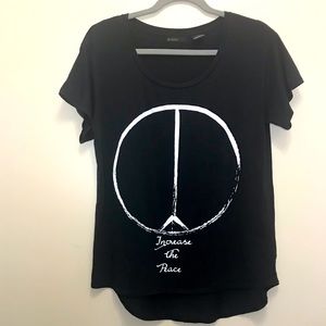 Press Peace Sign Tshirt